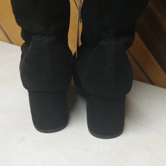 Over-The-Knee OTK Tall Dress Boots, Black - A New Day Greta - Size 7 - Picture 5 of 15